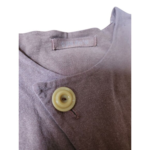 Blue Fish Vintage 90s Organic Cotton Relaxed Lagenlook Vest Boho Women's Brown - Picture 9 of 9